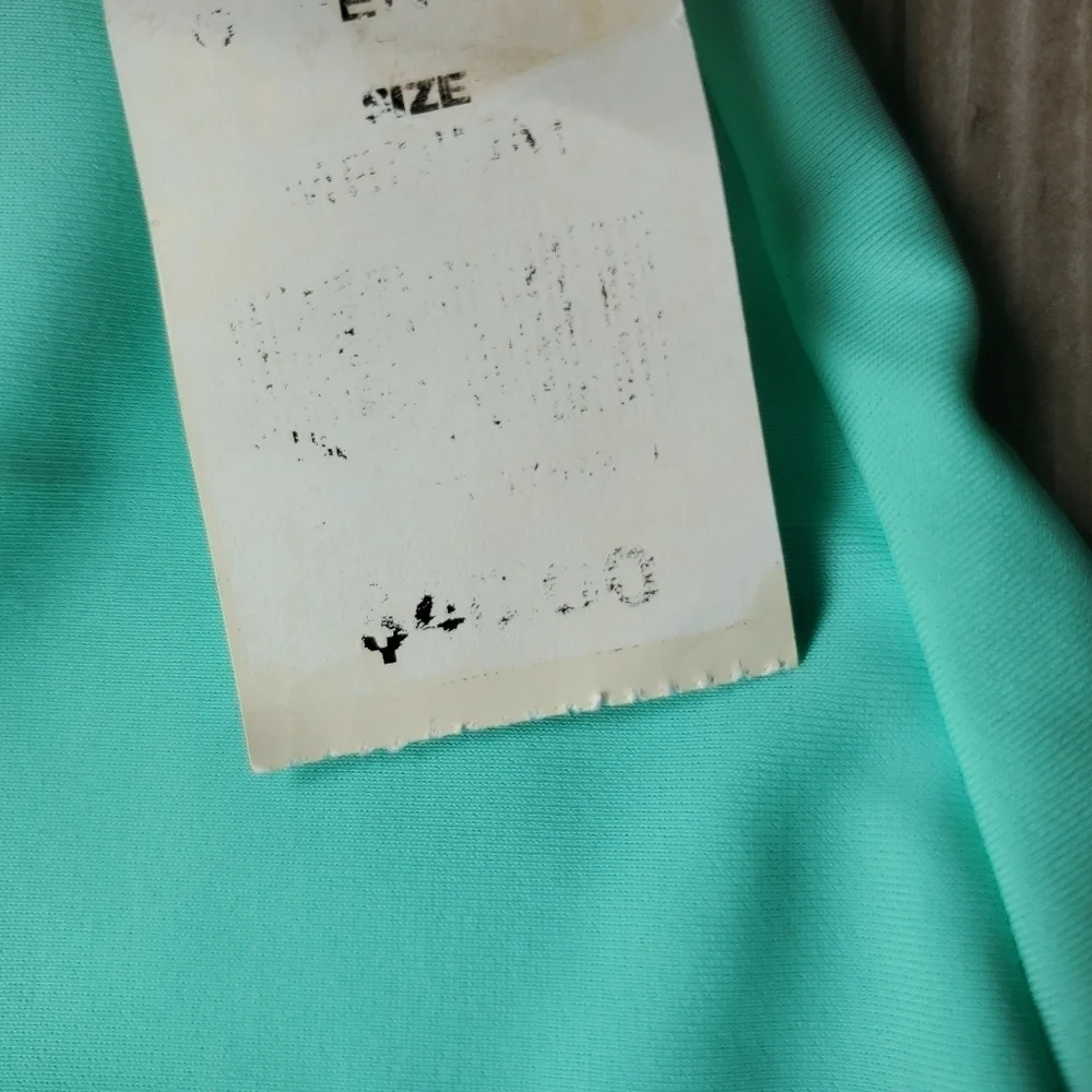 NWT ZEROXPOSUR Girl’s Turquoise Ruched Swim Skirt Coverup M 10 / 12